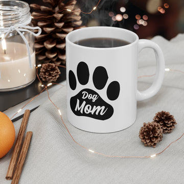Dog mom - Ceramic Coffee Cup, 11oz