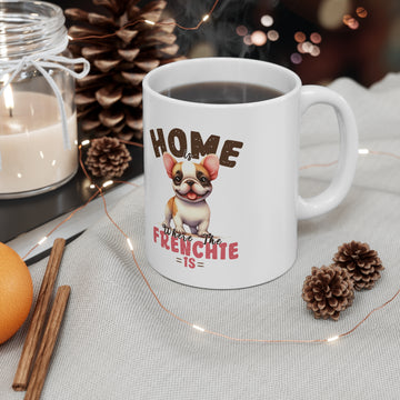 Frenchie home - Ceramic Coffee Cup, 11oz