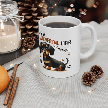Wienerful Life - Ceramic Coffee Cup, 11oz