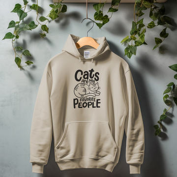 Cats are my people - Unisex Cat Lovers Hoodie